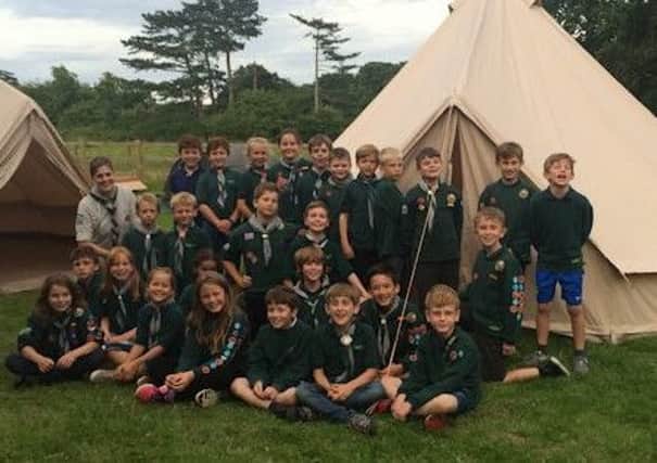Sussex Police has donated Â£500 to the 10th Haywards Heath Scout Group to help them buy new patrol tents.