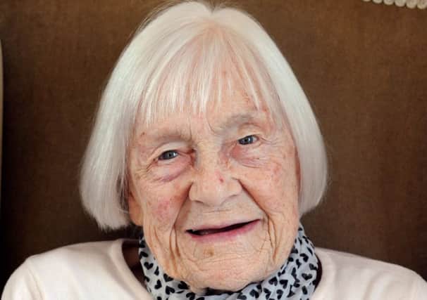 Jose Denton celebrates her 100th birthday today. Picture: Kate Shemilt ks16000839-2 SUS-160808-153334008