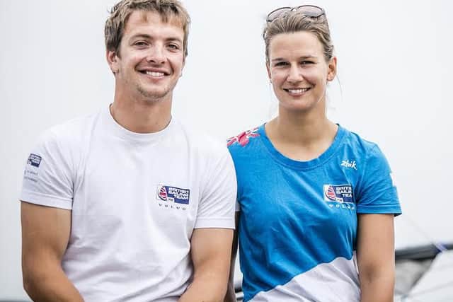 Ben Saxton and Nicola Groves are hoping they can achieve something special in the Nacra 17 class