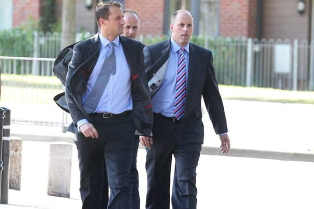 NURSE JOSEPH MILLER  ARRIVES AT COURT  - TODAY HE WILL BE SENTENCED FOR STEALING A ROLEX WATCH FROM MR DAVID DAVIS.