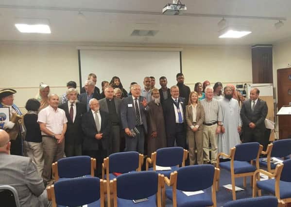 The memorial was organised by Mr Sikdar and the Worthing Islamic Society