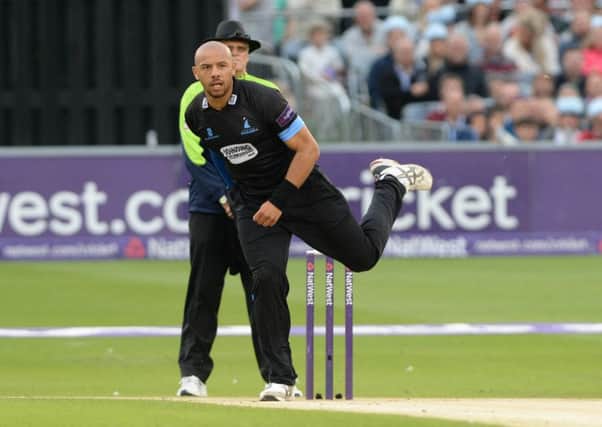 Tymal Mills. Sussex v Hampshire, NatWest T20. Picture by Phil Westlake SUS-160717-105845001