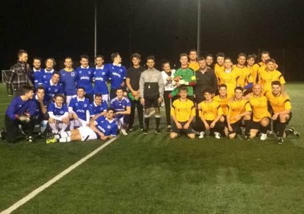 A charity match held in December, the second taking place this Sunday in Angmering.