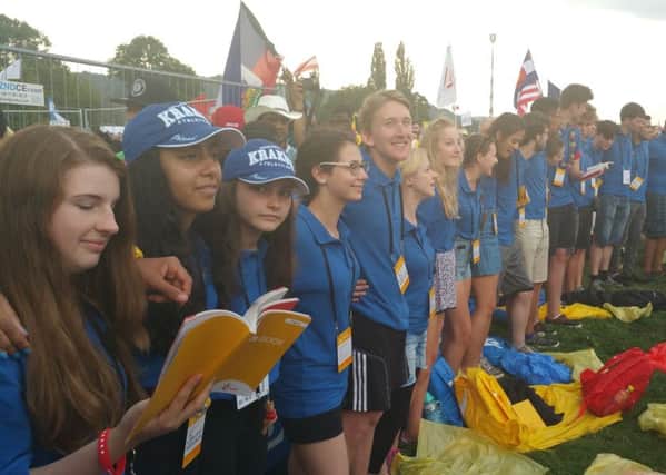 World Youth Day pilgrims at the Saturday Vigil Picture: Arundel and Brighton Diocese