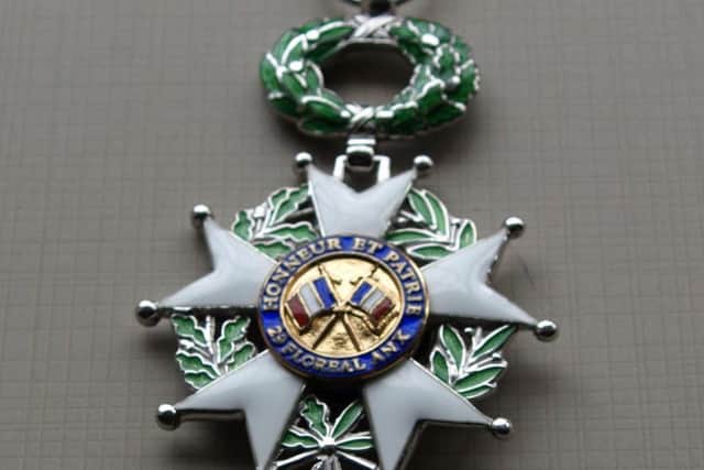 The Legion d'Honneur medal