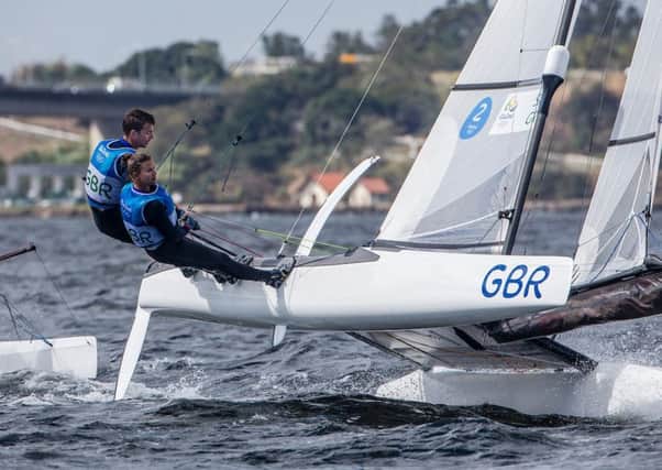 Ben Saxton and Nicola Groves in Rio / Picture by Sailing Energy - World Sailing
