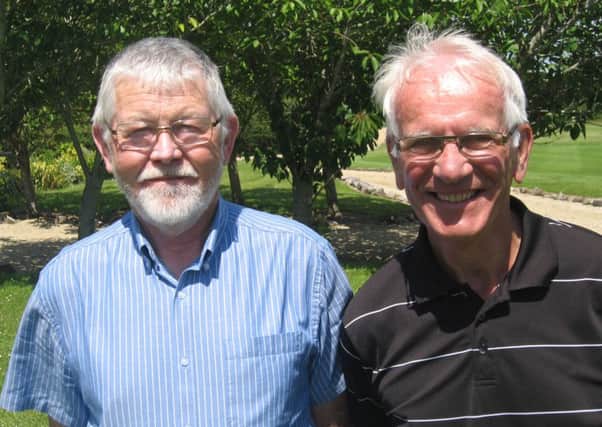 John Galvin and Robert Stainsby of Chichester veterans after the Summer Trophy
