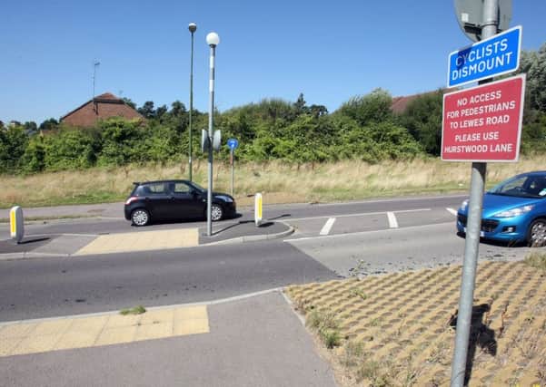 One of the pedestrian crossings on the Haywards Heath Relief Road, residents have called for more safer crossings