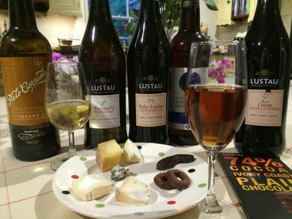 The sherry, cheese and chocolate tasting event is very popular