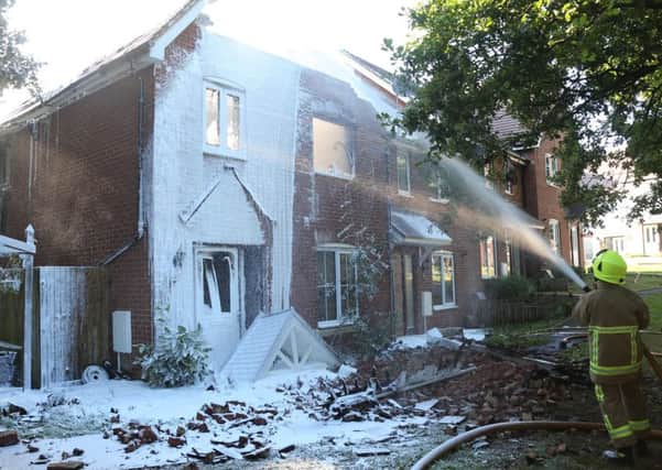 THE ALDERS HOUSE FIRE BILLINGSHURST SUS-160815-200633001