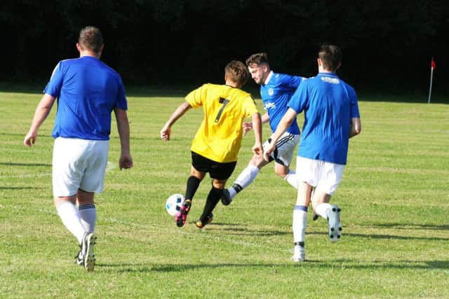 The charity match held at the weekend.