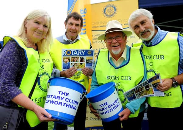 Rotarians will be out in force with bucket collections during the carnival procession