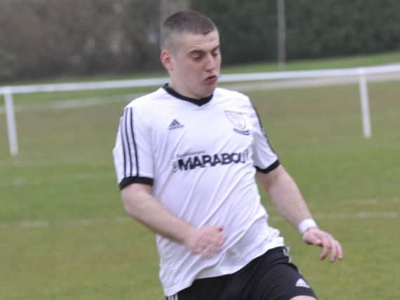Jacob Shelton scored Bexhill United's second goal in the 2-1 win away to Ringmer