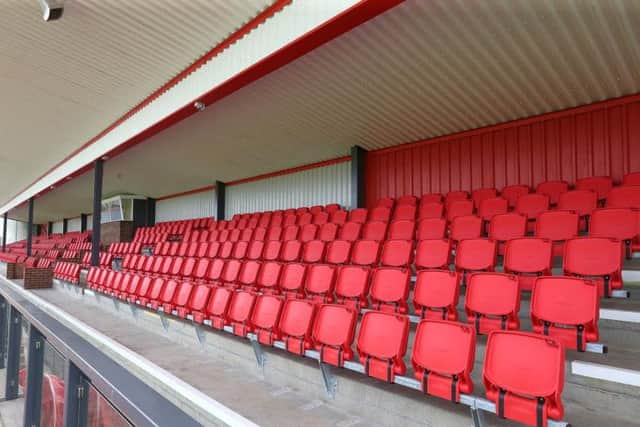 Worthing Football Club's new main stand. Picture by Mike Gunn (Studio IV)