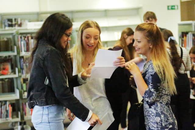Nearly every Bexhill College student passed their A-Levels SUS-160818-110839001