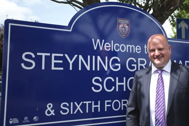 Nick Wergan, headteacher of Steyning Grammar School