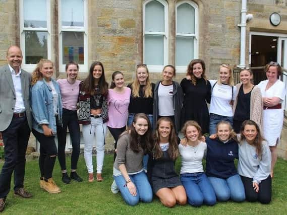 Mayfield pupils celebrate their exam success