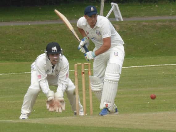 Bexhill captain Johnathan Haffenden batting against Roffey last weekend. Picture by Simon Newstead