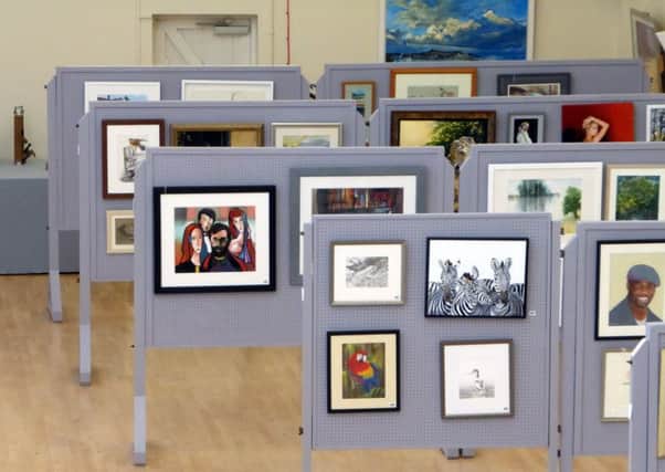 Some of the original art on display at the Association of Sussex Artists' exhibition currently being held at the Drill Hall, Horsham SUS-160822-164110001