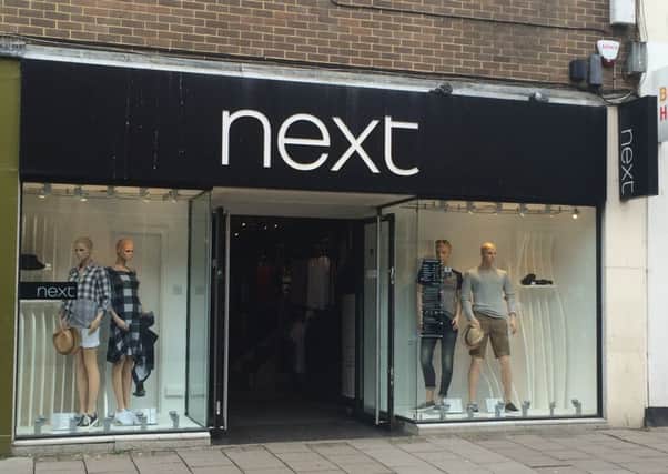 Worthing's Next store in Montague Street