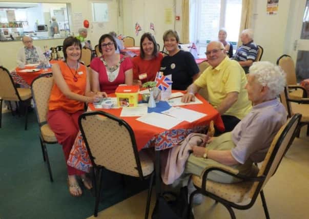 Age UK celebrates the Olympics at their Burgess Hill at Haywards Heath centres