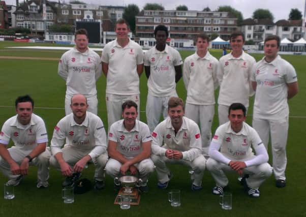 Horsham Cricket Club winners of the Sussex Gray-Nicolls T20 Cup. Picture by Graham Carter SUS-160821-231252002
