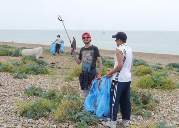 A beach clean. Picture: Friends of Shoreham Beach