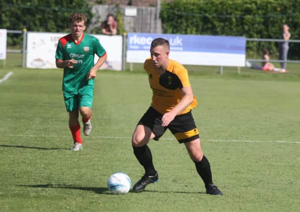 Chris Darwin got Golds' goal at Worthing United on Saturday. Picture: DM16133482