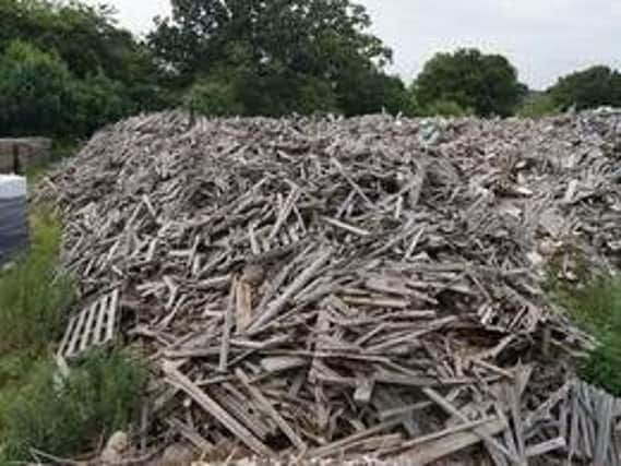 The court heard how more than 1,200 tonnes of waste was dumped on the Uckfield site