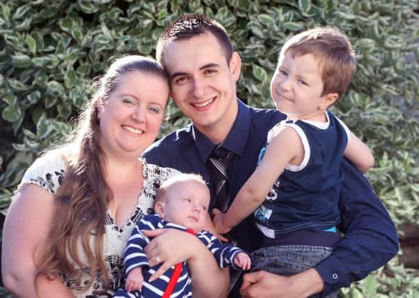 Paul and Marie Boothroyd with sons Daniel and Oliver