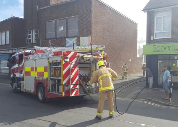 The old Luxor cinema building in South Street, Lancing was almost destroyed by a fire on August 15. Picture: Neil Godfrey