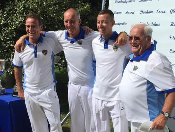 The Sidley Martlets team of Nigel Hooper, Carl Dyer, Michael Stone and Danny Dargan which reached the semi-finals of the National Fours Championship