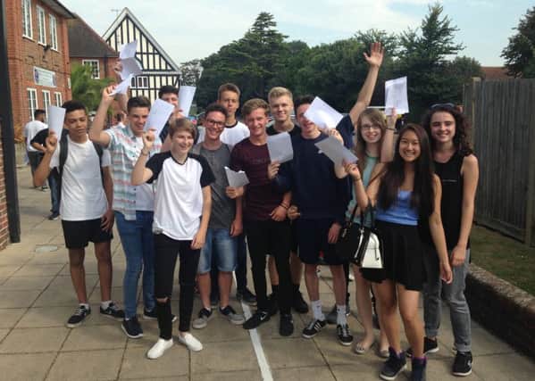 Students celebrate at Worthing High School