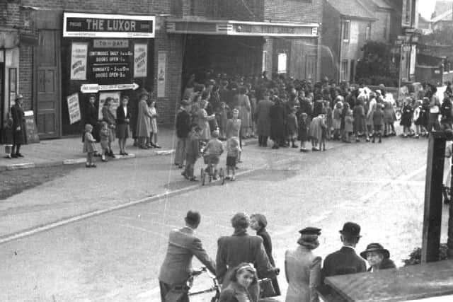 The Luxor Cinema in Station Parade, Lancing, in its heyday in the 1940's