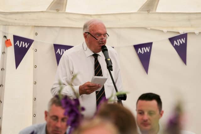 Phil DeFreitas Legends XI at Wisborough Green Cricket Club for 275th anniversary. Faces and action. MC Roger Daykin
Picture by  Grant Melton GM160081 SUS-160826-002941008