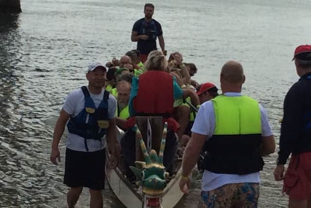 The Dragon Boat Race is the highlight of Shoreham RiverFest. Picture: Marie Dance