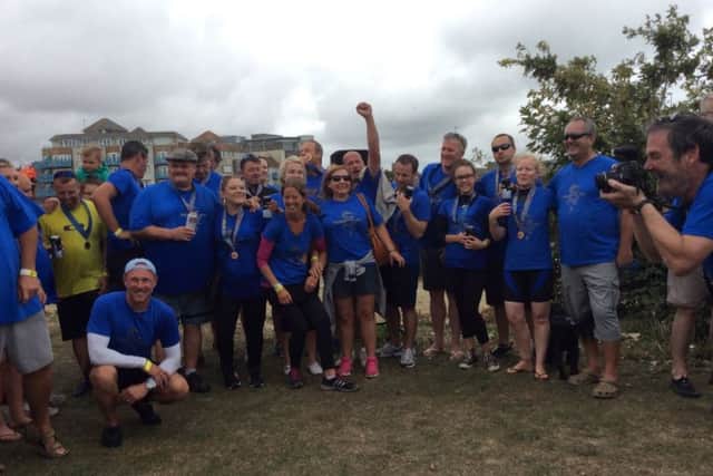 Team Sov, the winners of the Dragon Boat Race at Shoreham RiverFest. Picture: Marie Dance