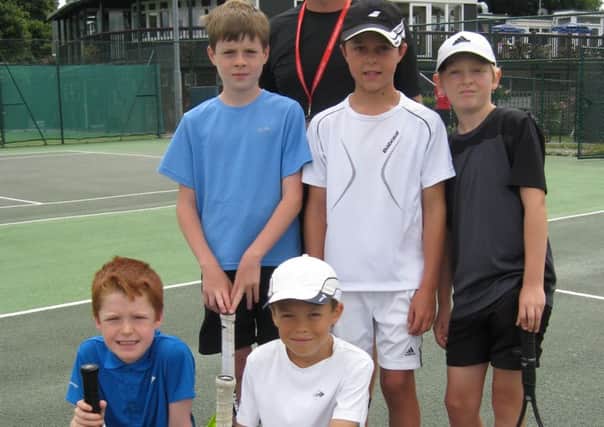 The line-up for the junior tournament at Chichester