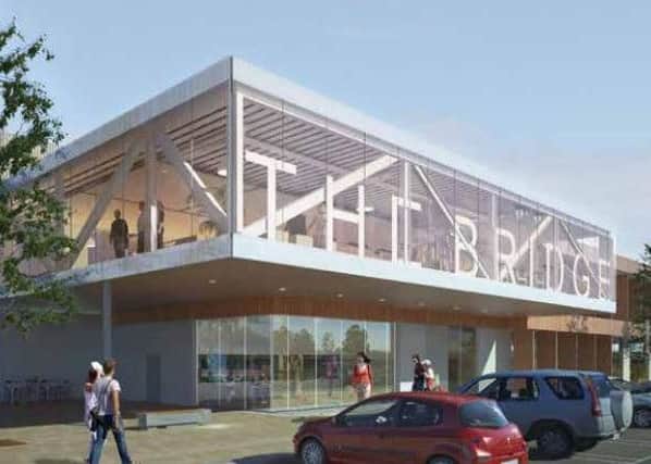 New Broadbridge Heath Leisure Centre (photo from HDC's planning portal). SUS-160830-142100001