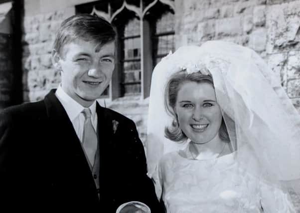 Reg and Pat Eccles on their wedding day, September 3, 1966