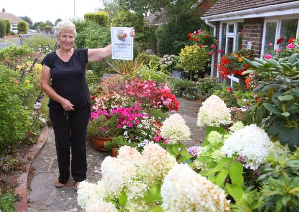 Patsy Walton in Penlands Rise, one of the best front garden winners. Picture: Derek Martin DM16139520a