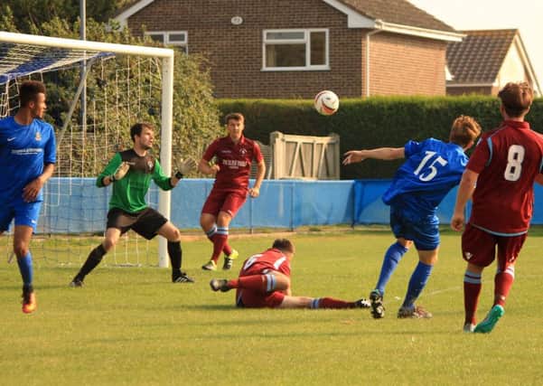 James Parsons goes close with this effort for Selsey / Picture by Chris Hatton