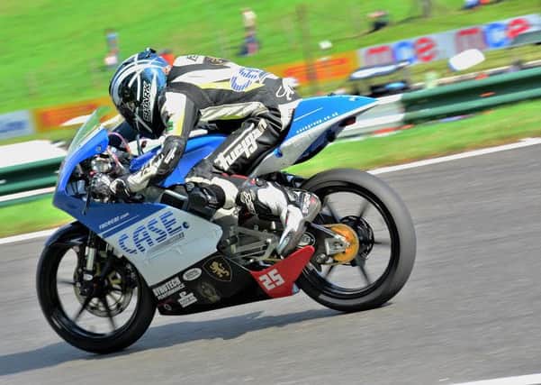 Thomas Strudwick in action at Cadwell Park. Picture: Colin Hill