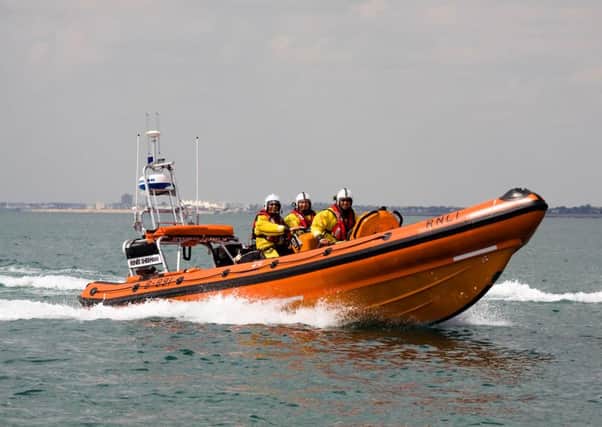 Littlehampton RNLI's volunteer lifeboat launches earlier this year