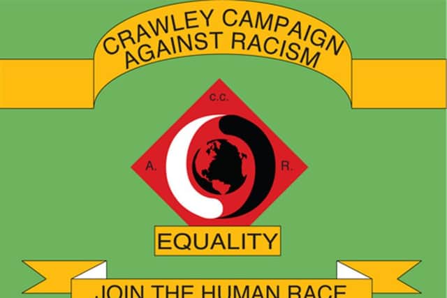 Crawley Campaign Against Racism logo ENGSNL00120110930110827
