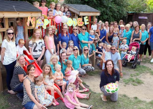 Maple Lodge Day Nursery invited children and their parents to help celebrate its 25th anniversary. Picture: Derek Martin