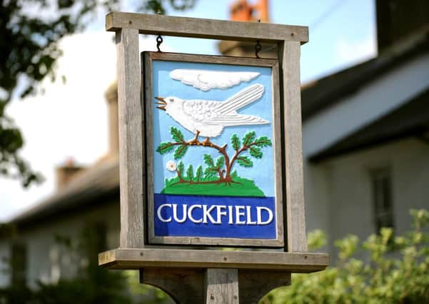 Cuckfield sign. Pic Steve Robards SUS-140728-171817001