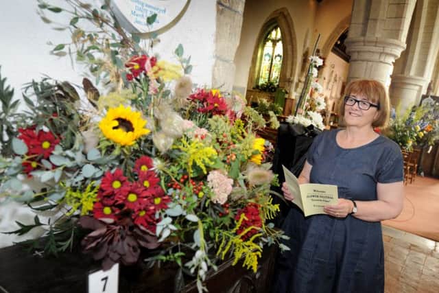 37th annual Flower Festival at St George's Church, Brede. SUS-160827-105024001