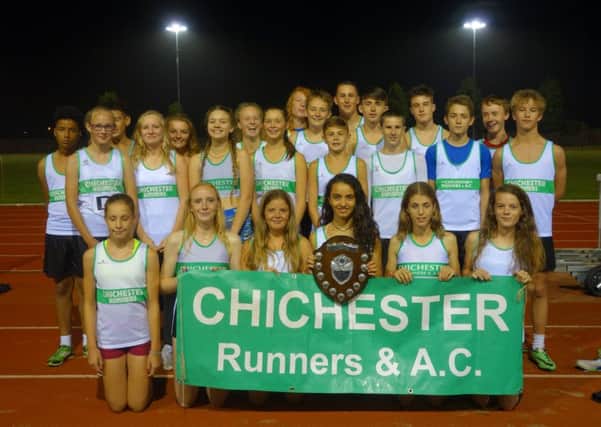 Chichester's under-15s under the lights at Crawley