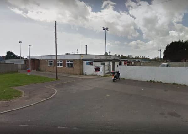 The fruit machine was stolen Southwick Football Club in the middle of the night. Picture: Google Streetview